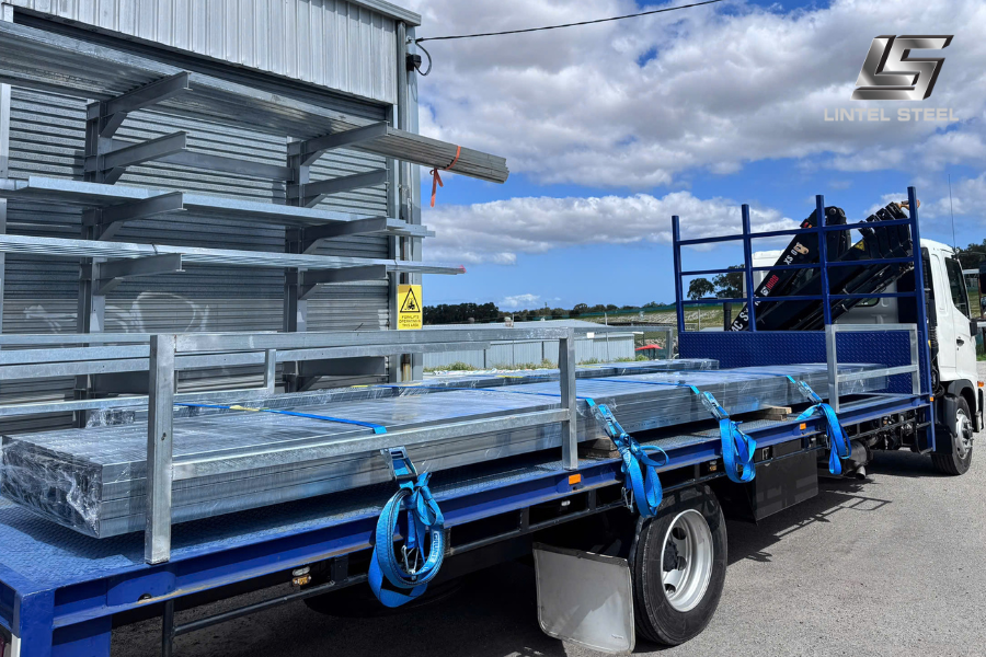 galvanised box section