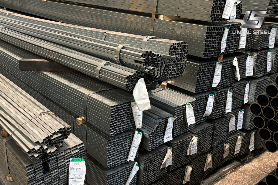 galvanised box section