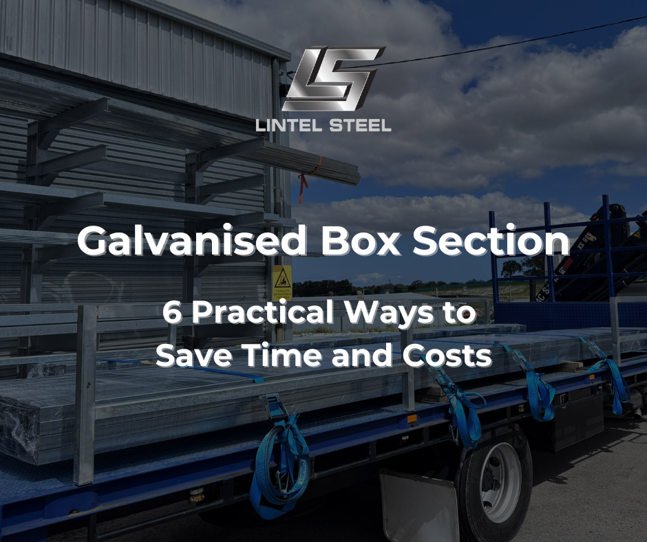 galvanised box section