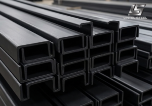 Black C-Channel Steel Carbon C-Channel Steel