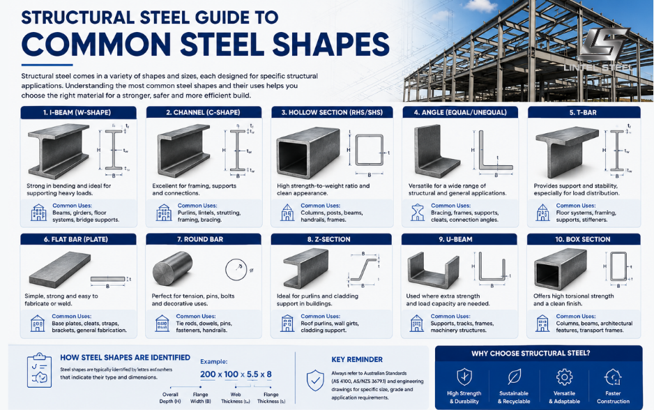 structural steel guide to common steel shapes
