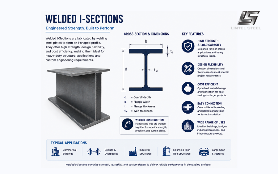 welded i-sections