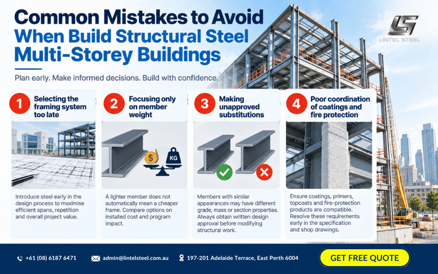 common mistakes to avoid for structural steel multi-storey buildings