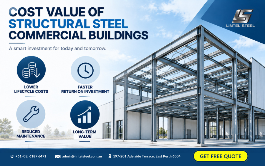 cost value of structural steel commercial buildings