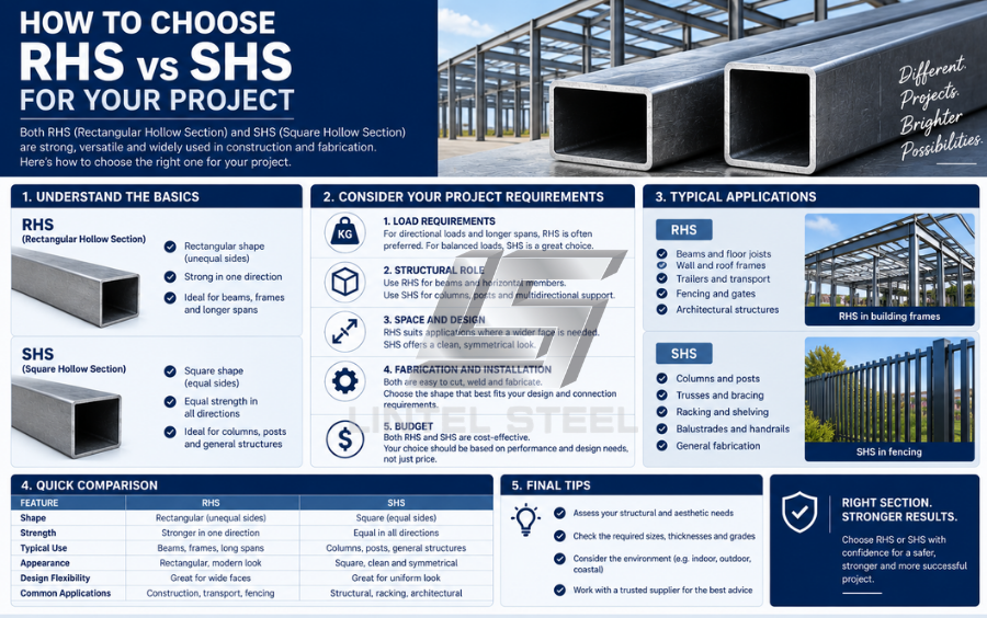 how to choose rhs vs shs for your project