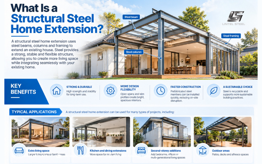 what is a structural steel home extension
