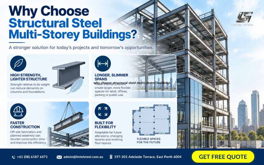 why choose structural steel multi-storey buildings