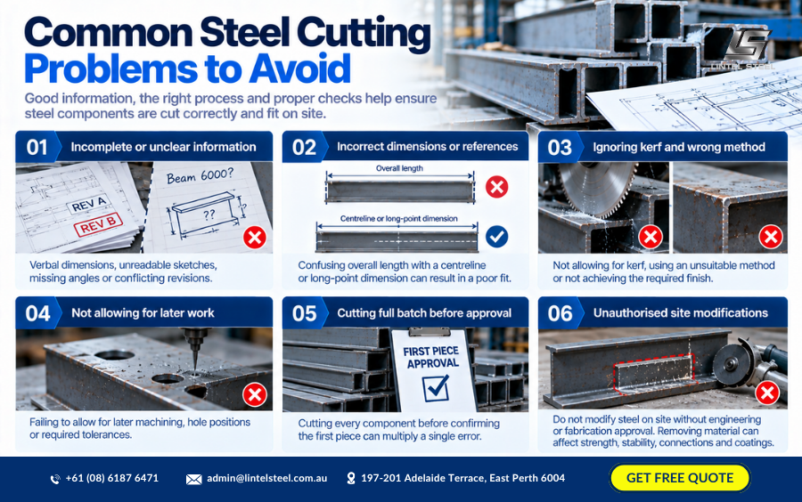 common steel cutting problems to avoid